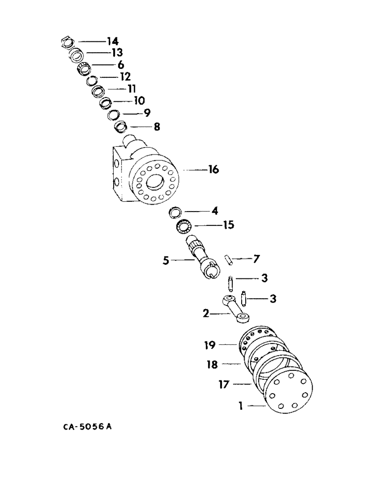 Схема запчастей Case IH 915 - (10-33) - HYDRAULICS, STEERING HAND PUMP (07) - HYDRAULICS