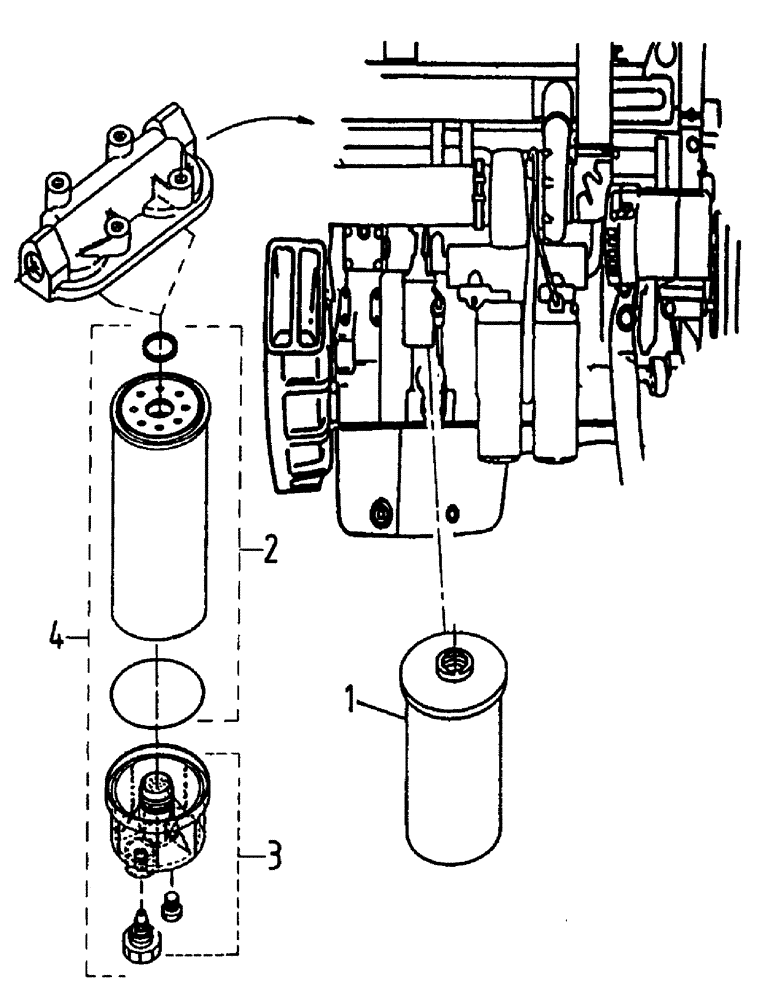 Схема запчастей Case IH 7000 - (C01-09) - FILTERS, M11-250/M11-330 Engine & Engine Attachments