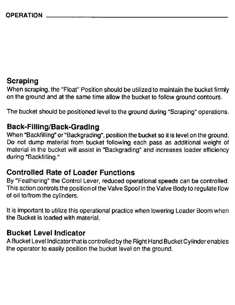 Схема запчастей Case IH L106 - (15) - OPERATION (00) - PICTORIAL INDEX