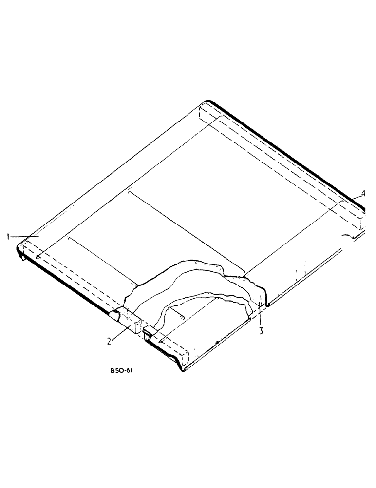 Схема запчастей Case IH 785 - (13-049) - CAB ROOF (05) - SUPERSTRUCTURE