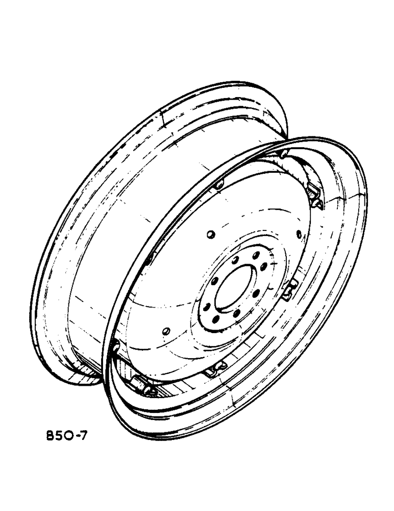 Схема запчастей Case IH 485 - (C10-3) - REAR WHEELS Wheels & Traction