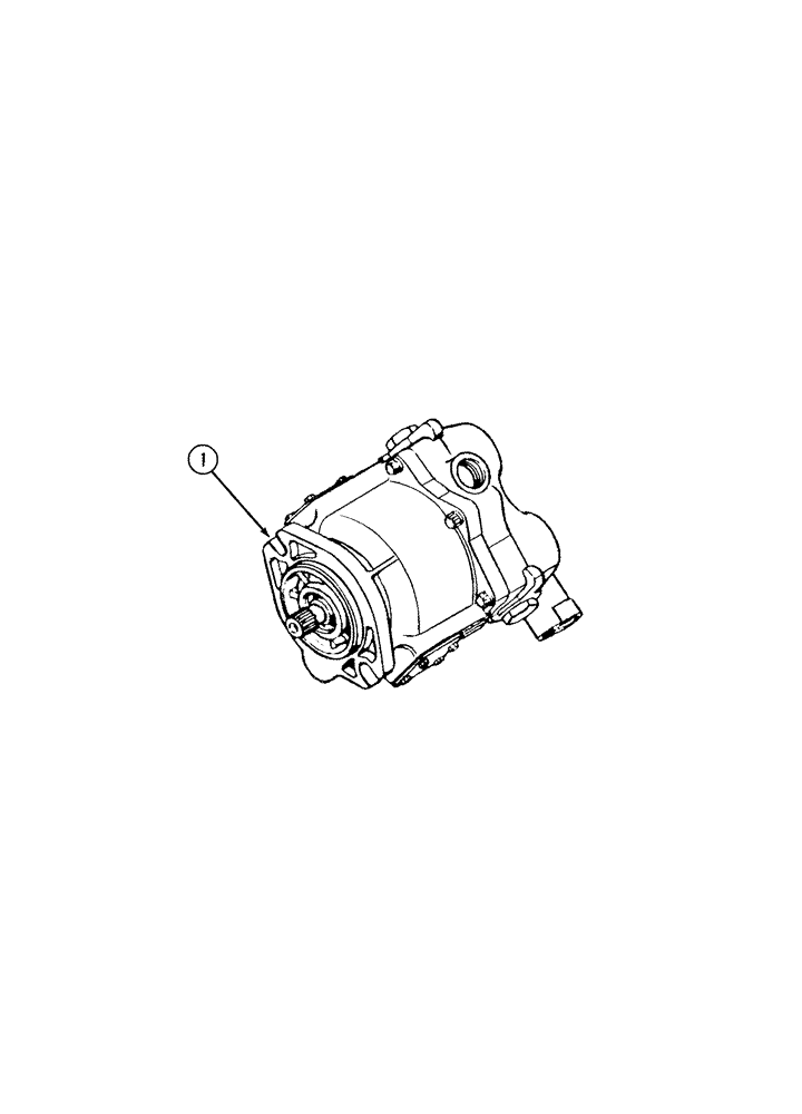 Схема запчастей Case IH MX200 - (08-16) - HYDRAULIC PISTON PUMP ASSEMBLY, STANDARD FLOW CAPACITY PUMP (08) - HYDRAULICS