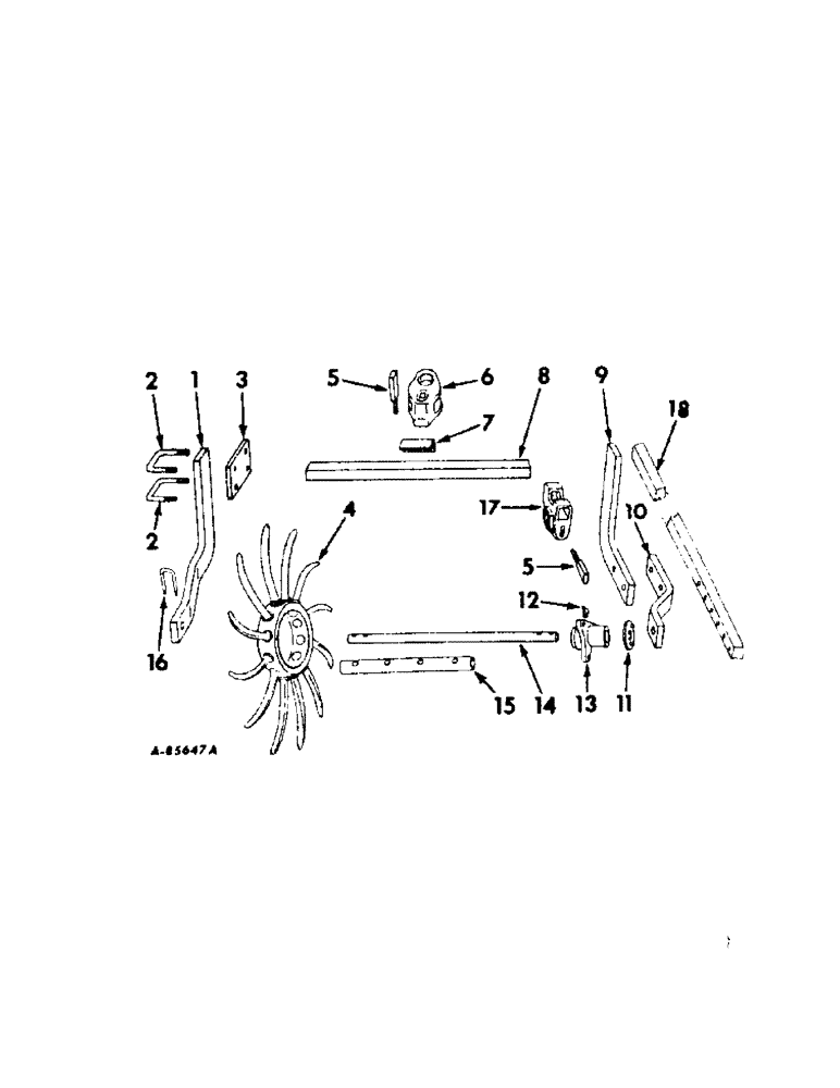 Схема запчастей Case IH 465A - (W-20[A]) - MINIMUM TILLAGE ATTACHMENT 