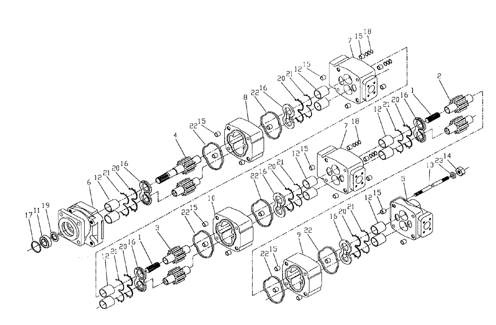 Схема запчастей Case IH 7700 - (B04[07]) - HYDRAULIC PUMP COMMERCIAL {108} Hydraulic Components & Circuits