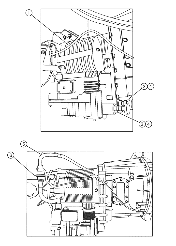 Схема запчастей Case IH FLX4300 - (03-002[02]) - TRANSMISSION GROUP (FLX 4300, FLX 4330 CAT 3208 AUTO) (03) - TRANSMISSION