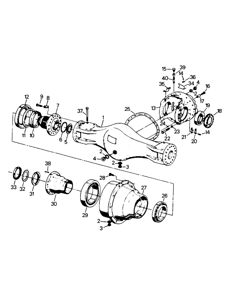 Схема запчастей Case IH PTA297 - (04-84) - K-598.00/10 AXLE ASSEMBLY (04) - Drive Train