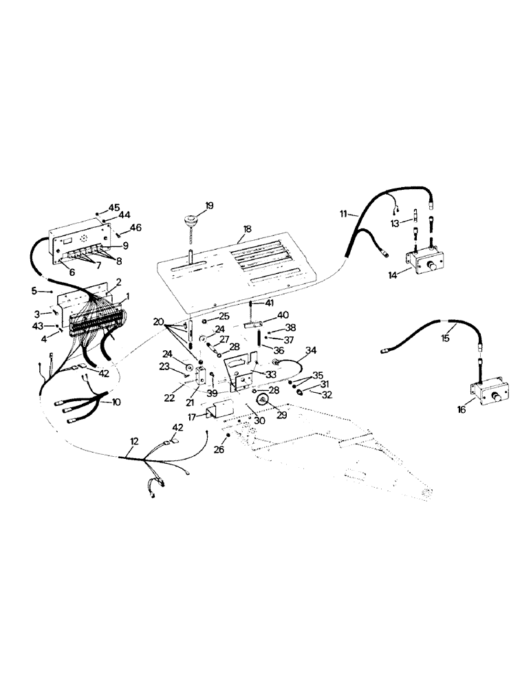 Схема запчастей Case IH PTA310 - (10-01) - PTO CONTROLS Options & Miscellaneous