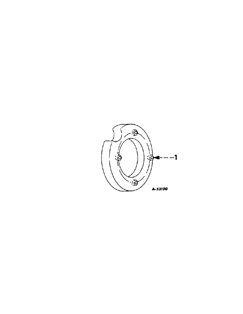 Схема запчастей Case IH 2706 - (L-12) - WHEELS AND WHEEL WEIGHTS, FRONT WHEEL WEIGHTS, FARMALL TRACTORS Wheels & Wheel Weights