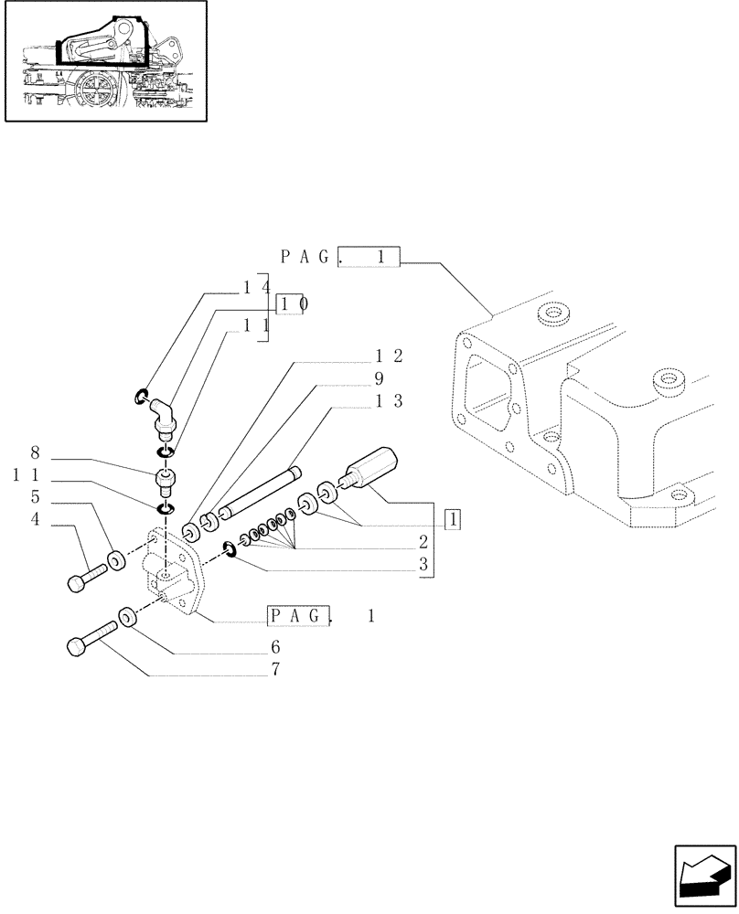 Схема запчастей Case IH JX100U - (1.82.0/01[02]) - (VAR.250-251) ELECTRONIC LIFTING - CYLINDER PRESSURE LIMITING VALVE (07) - HYDRAULIC SYSTEM