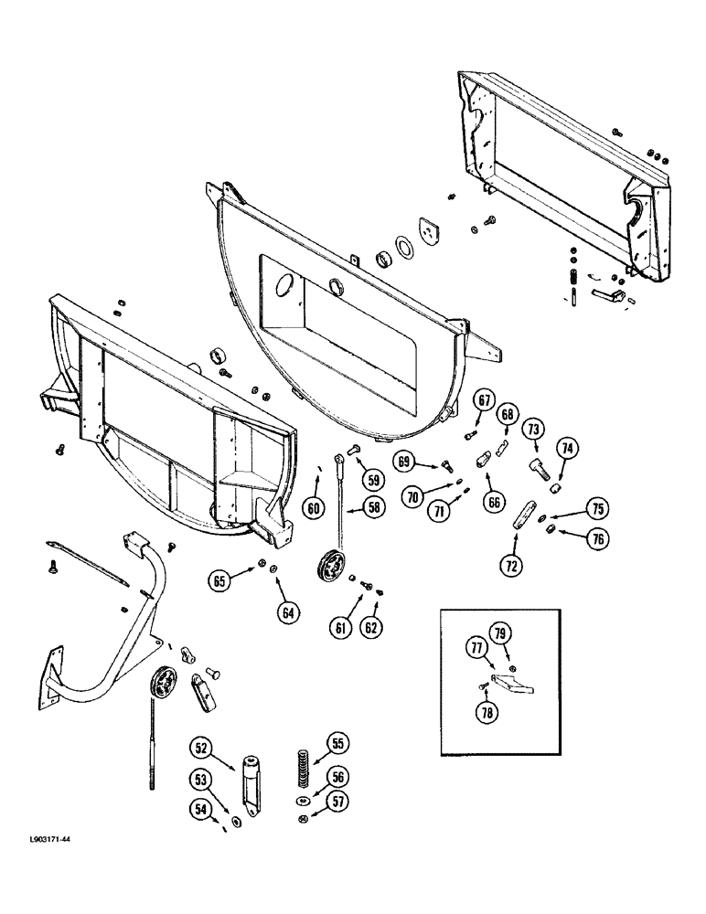 Схема запчастей Case IH 1670 - (9A-30) - FEED BEATER, (CONT) (13) - FEEDER