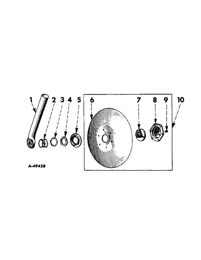 Схема запчастей Case IH 185 - (B-11[A]) - DISK HILLER, FOR DISK FURROWING AND BEDDING ATTACHMENTS 