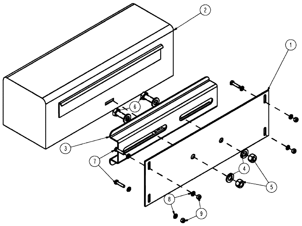 Схема запчастей Case IH SPX3310 - (11-018) - TOOLBOX, PORTABLE ASSEMBLY Options