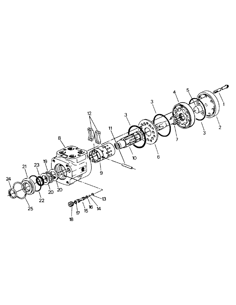 Схема запчастей Case IH KS-325 - (08-13) - STEERING CONTROL VALVE ASSEMBLY (07) - HYDRAULICS