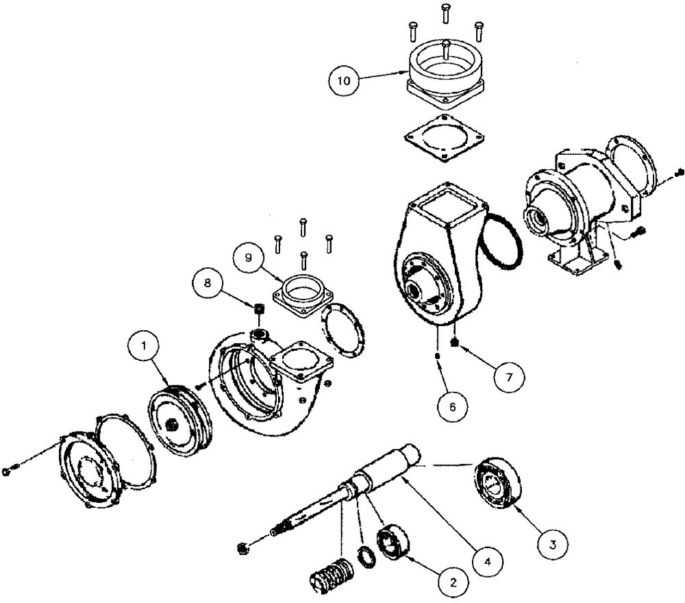 Схема запчастей Case IH 610 - (05-046) - PRODUCT PUMP, LIQUID Liquid Plumbing