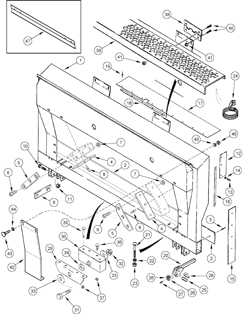 Схема запчастей Case IH 2366 - (09A-32) - FIELD TRACKER® - SUPPORT, HEADER PIVOT - ASN JJC0254000 (13) - FEEDER