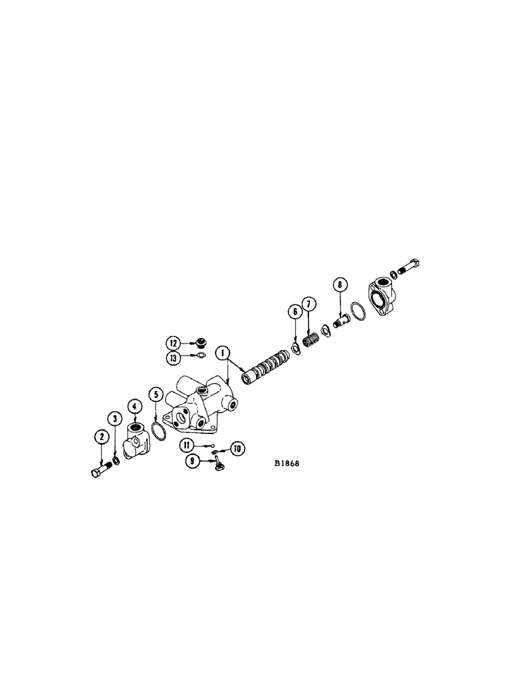 Схема запчастей Case IH 960 - (336[2]) - F82739 VALVE (35) - HYDRAULIC SYSTEMS