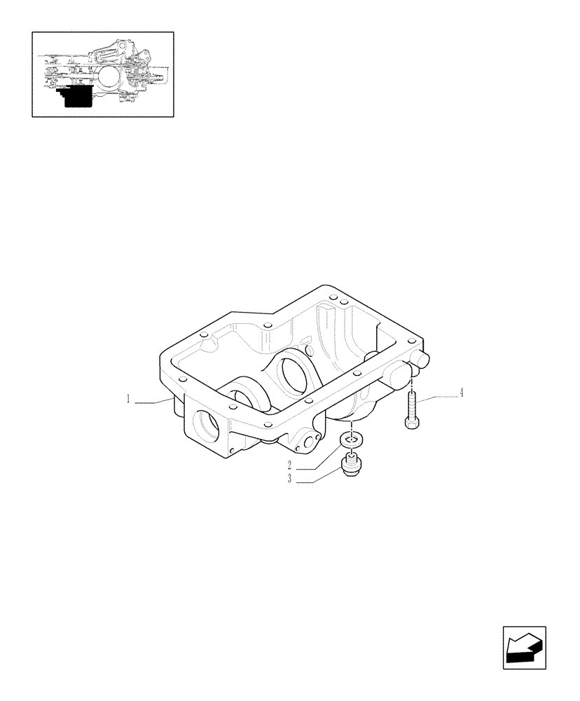 Схема запчастей Case IH JX1085C - (1.33.0) - IDLER CASE & COVERS - 4WD (04) - FRONT AXLE & STEERING