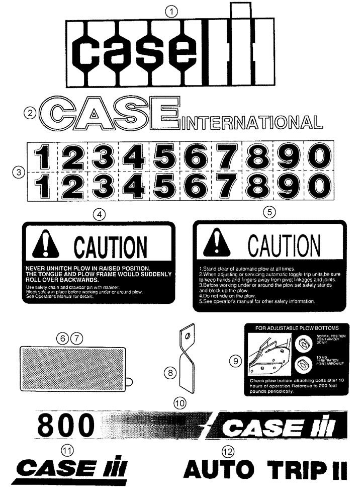 Схема запчастей Case IH 800 - (9-22) - PRODUCT GRAPHICS, CASE IH (09) - CHASSIS/ATTACHMENTS