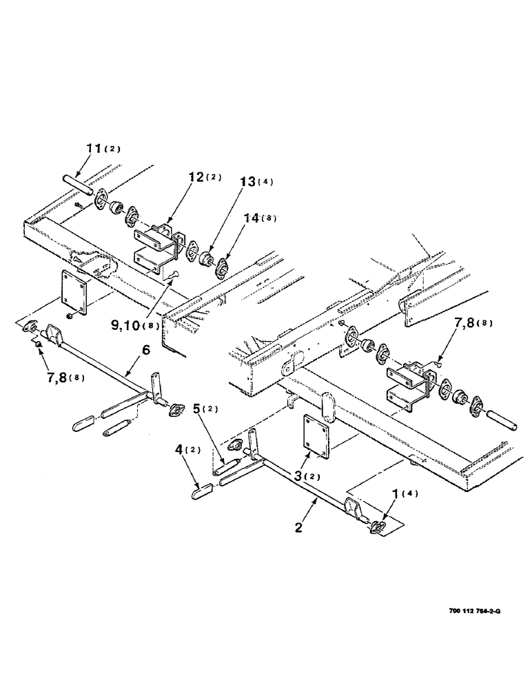 Схема запчастей Case IH 8581 - (10-22) - CART ASSEMBLY, UNLATCHING Accumulator