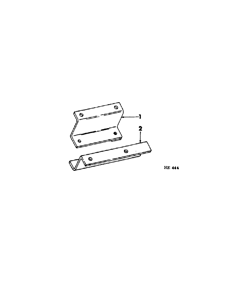 Схема запчастей Case IH 201 - (A-026[B]) - ENGINE MOUNTING SUPPORTS (10) - ENGINE