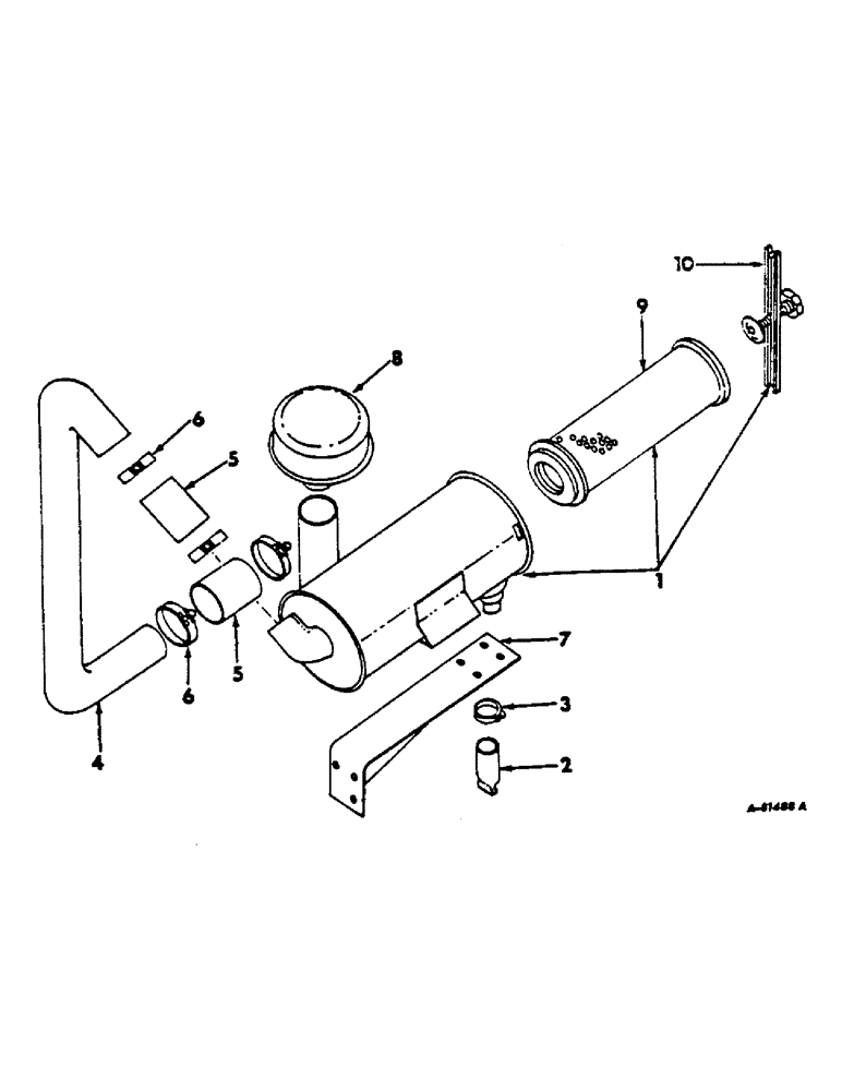 Схема запчастей Case IH 444 - (E-03) - FUEL SYSTEM, AIR CLEANER AND CONNECTIONS, GASOLINE ENGINE TRACTORS (02) - FUEL SYSTEM