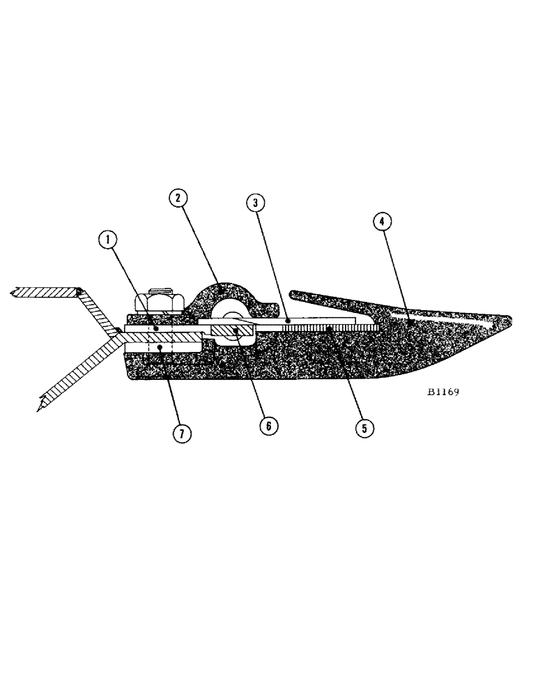 Схема запчастей Case IH 840 - (06[A]) - HEAVY DUTY SICKLE GUARDS 