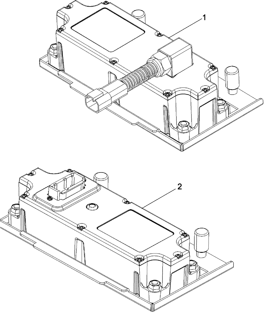 Схема запчастей Case IH 620 - (04-33) - SENSORS - COTTON FLOW EMITTER, COTTON FLOW DETECTOR (06) - ELECTRICAL SYSTEMS