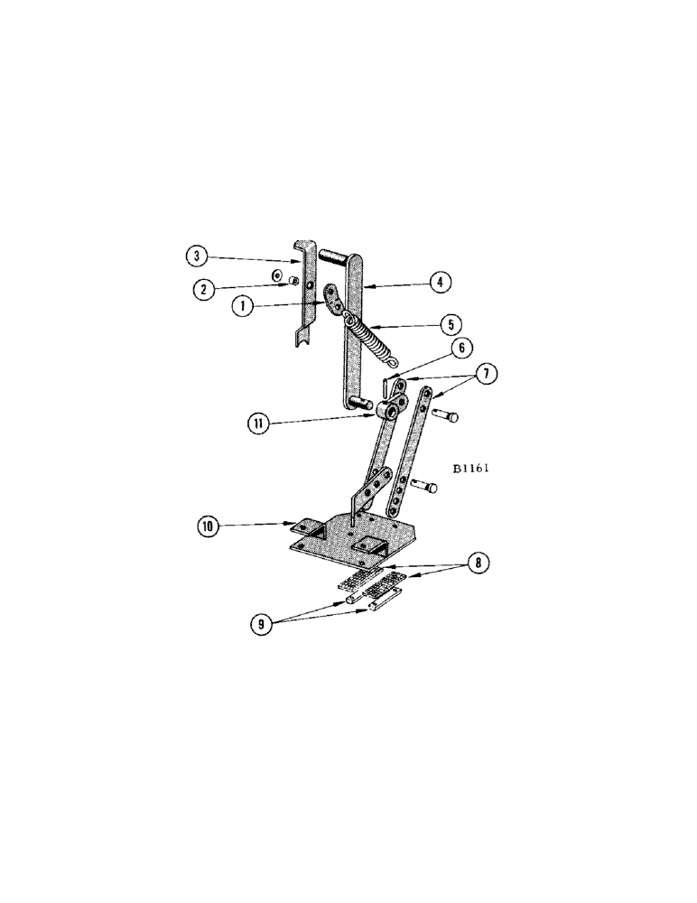Схема запчастей Case IH 840 - (16[A]) - FOOT BRAKE 