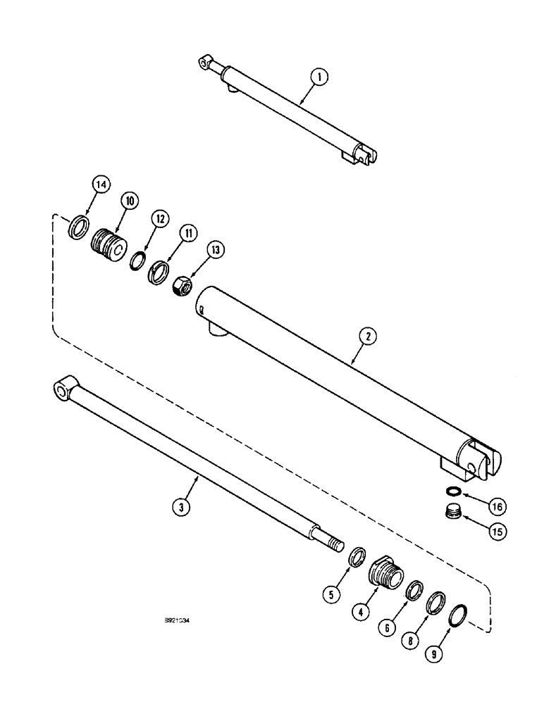 Схема запчастей Case IH 1800 - (8-78) - BASKET DISTRIBUTOR CYLINDER (07) - HYDRAULICS