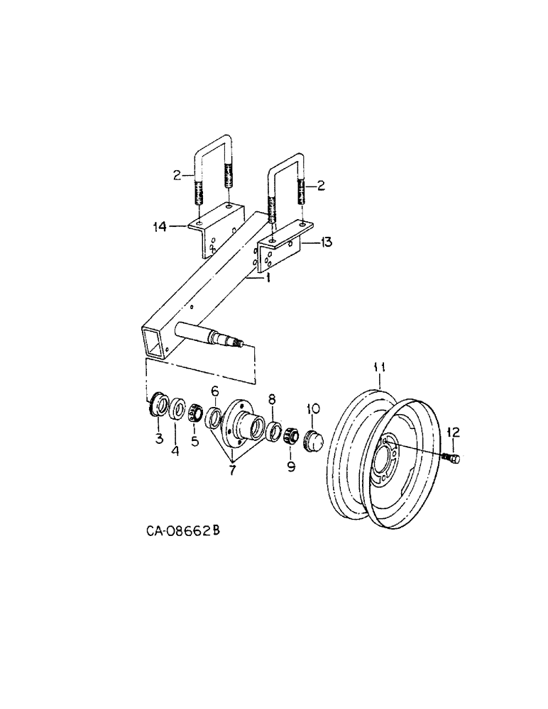 Схема запчастей Case IH 800 - (05-19) - WHEELS, INBOARD WHEELS, UNITS W, X AND Y, FENDER ATTACHMENT, (06) - POWER TRAIN