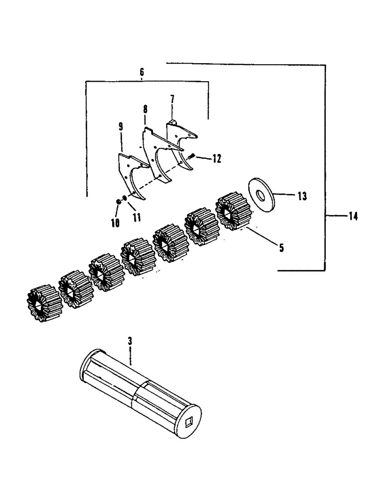 Схема запчастей Case IH 1100 - (E17) - METERING ROLL ASSEMBLIES, DISCONTINUED 