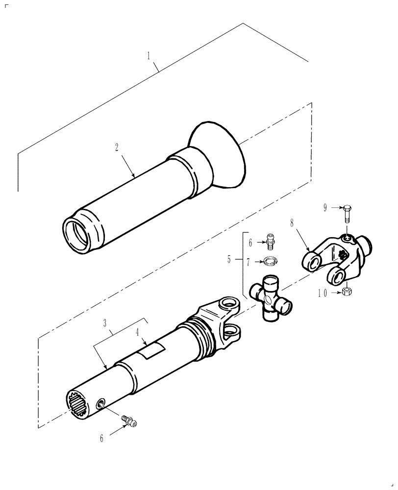 Схема запчастей Case IH DC101F - (01.04) - PRIMARY PTO, REAR HALF, 1000 RPM (03) - MAIN GEARBOX