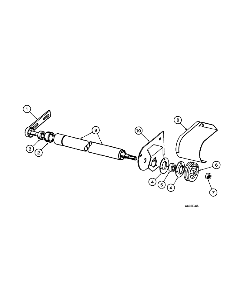 Схема запчастей Case IH INTERNATIONAL - (3-14) - CONVEYOR DRIVE ROLLER AND SHIELD, 10.5, 12.5, 14.5, 16.5, 19.5 AND 24.5 FOOT HEADERS (03) - MAIN GEARBOX