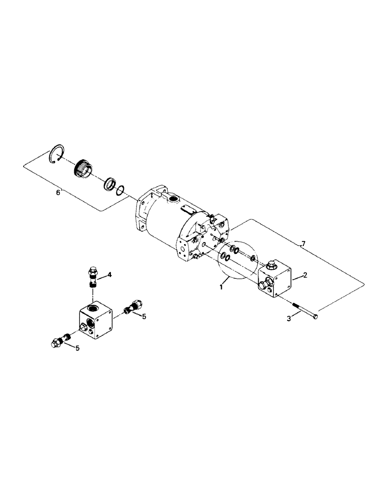 Схема запчастей Case IH PTA280 - (10-22) - FIXED DISPLACEMENT MOTOR Options & Miscellaneous