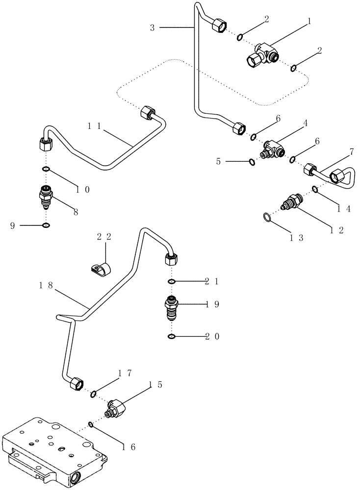 Схема запчастей Case IH MX285 - (08-07) - HYDRAULIC SYSTEM - CREEP SPEED (08) - HYDRAULICS