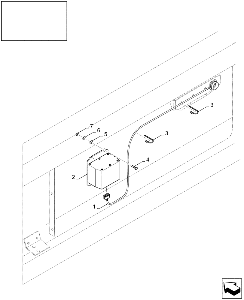 Схема запчастей Case IH 2040 - (18.84112032[01]) - DIA : CONTROL BOX - AXIAL FLOW (18) - ACCESSORIES