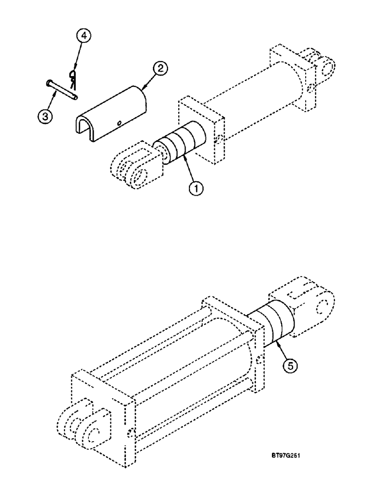 Схема запчастей Case IH 900 - (8-113A) - CYLINDER DEPTH CONTROL STOP COLLAR, 8 ROW WIDE AND 12 ROW NARROW, VERTICAL FOLD (08) - HYDRAULICS