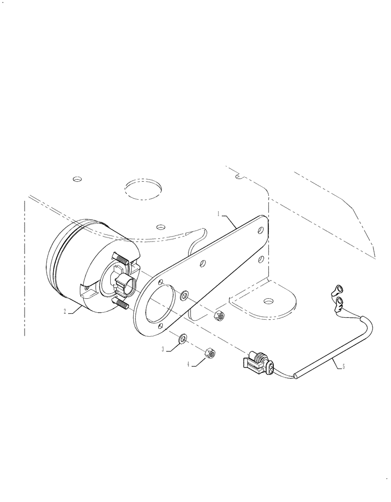 Схема запчастей Case IH 9010 - (55.404.16) - BACKUP LIGHT ASSEMBLY (55) - ELECTRICAL SYSTEMS