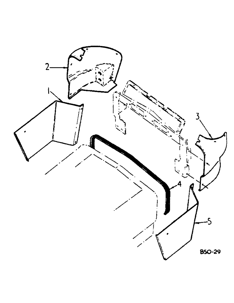 Схема запчастей Case IH 884 - (13-02) - INSTRUMENT PANEL SIDE HOUSING (05) - SUPERSTRUCTURE