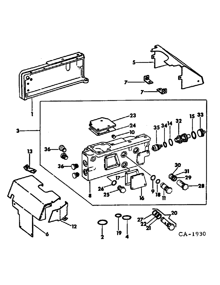 Схема запчастей Case IH 1568 - (13-10) - SUPERSTRUCTURE, SEAT AND HYDRAULIC COMPONENT SUPPORT (05) - SUPERSTRUCTURE