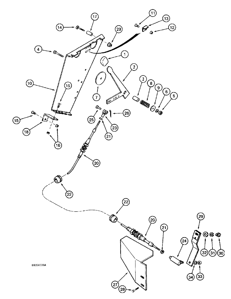 Схема запчастей Case IH 1688 - (3-14) - THROTTLE CONTROL (02) - FUEL SYSTEM