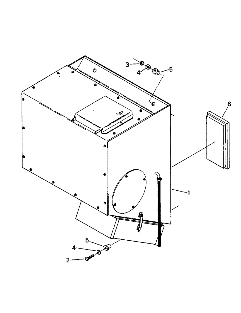 Схема запчастей Case IH 9110 - (03-01) - AIR CONDITIONER AND HEATER MODULE MOUNTING, DELUXE CAB (03) - Climate Control