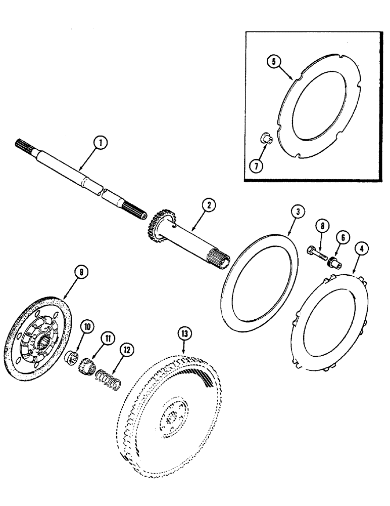 Схема запчастей Case IH 2290 - (6-234) - POWER SHIFT TRANSMISSION, TORQUE LIMITER (06) - POWER TRAIN