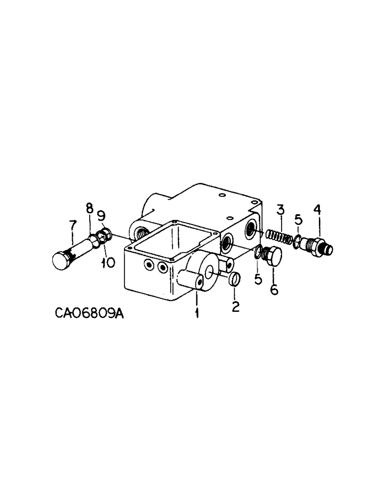 Схема запчастей Case IH 3488 - (10-18[A]) - HYDRAULICS, PRIORITY VALVE ASSY, BASIC TRACTORS WITHOUT DRAFT CONTROL (07) - HYDRAULICS