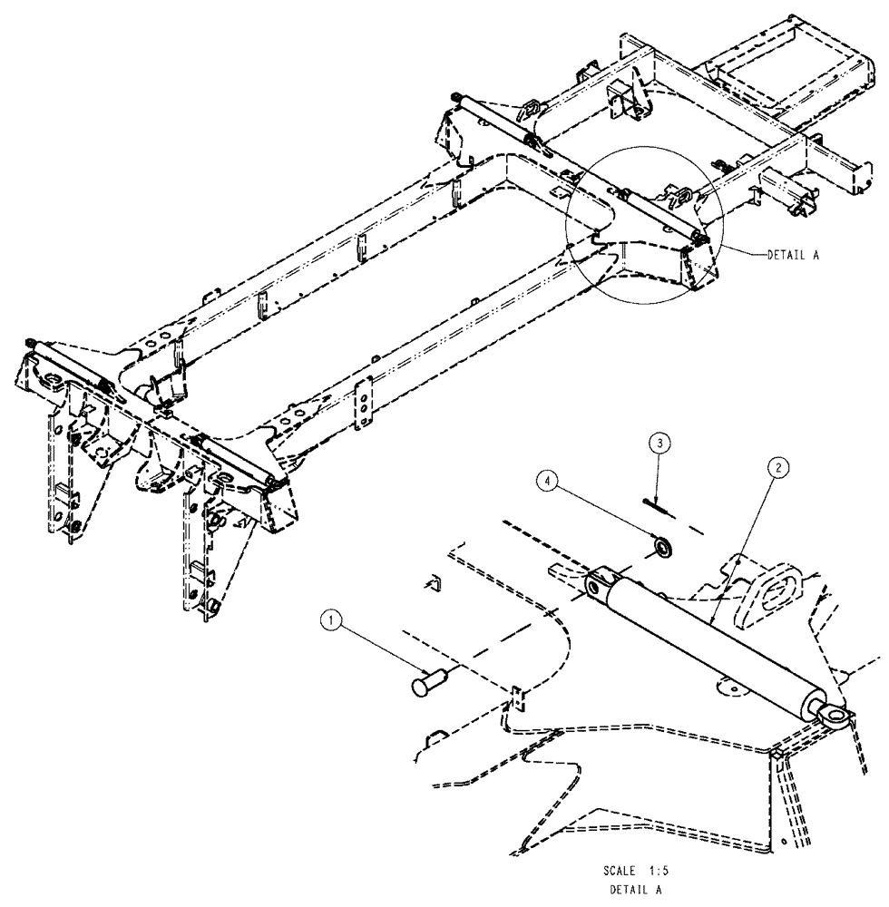 Схема запчастей Case IH SPX3320 - (06-006) - CYLINDER, AXLE GROUP Hydraulic Plumbing