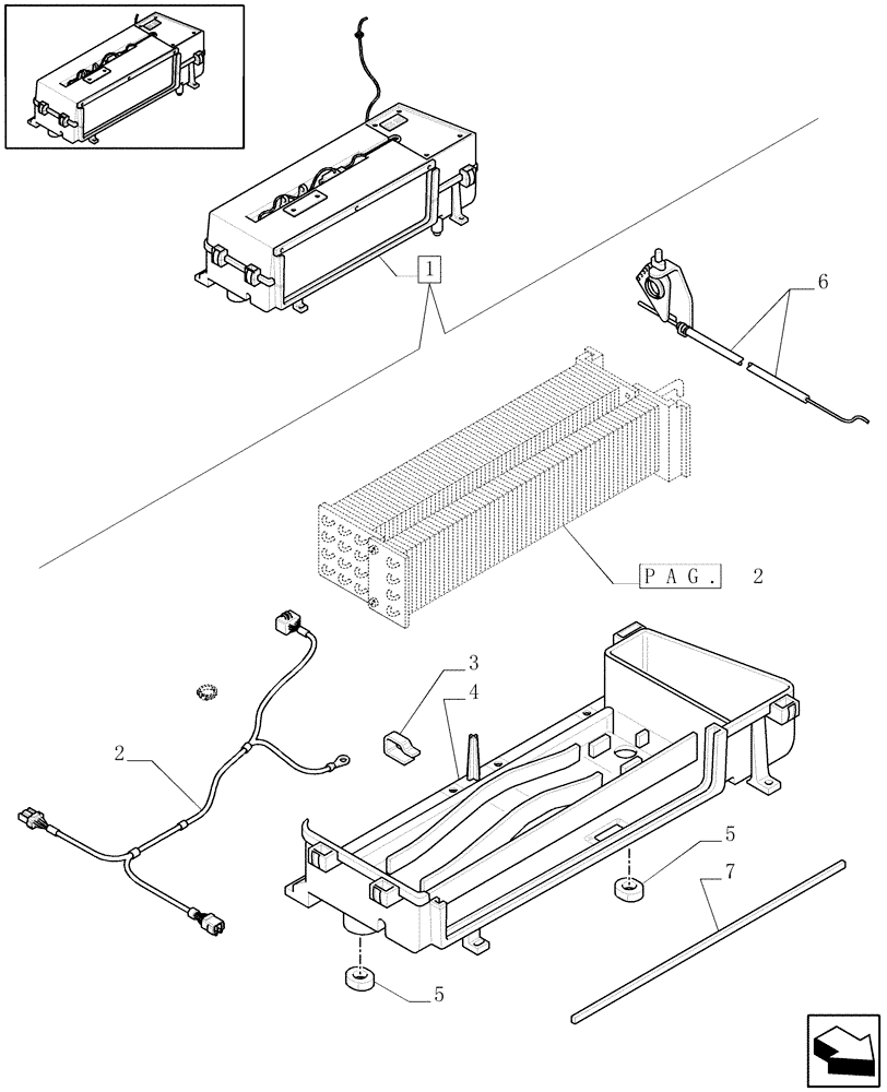 Схема запчастей Case IH PUMA 180 - (1.94.2/ F[03]) - AIR CONDITIONER - BREAKDOWN (10) - OPERATORS PLATFORM/CAB