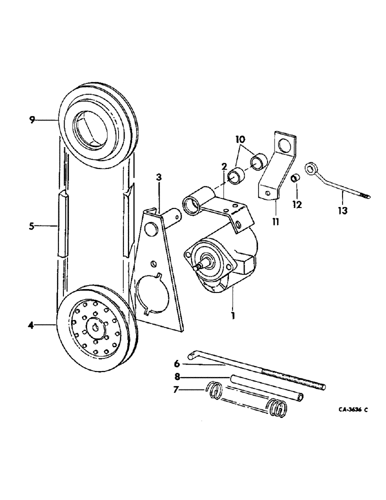 Схема запчастей Case IH 715 - (10-31) - HYDRAULICS, HYDRAULIC LIFT PUMP, FOR HYDRAULIC REEL DRIVE (07) - HYDRAULICS