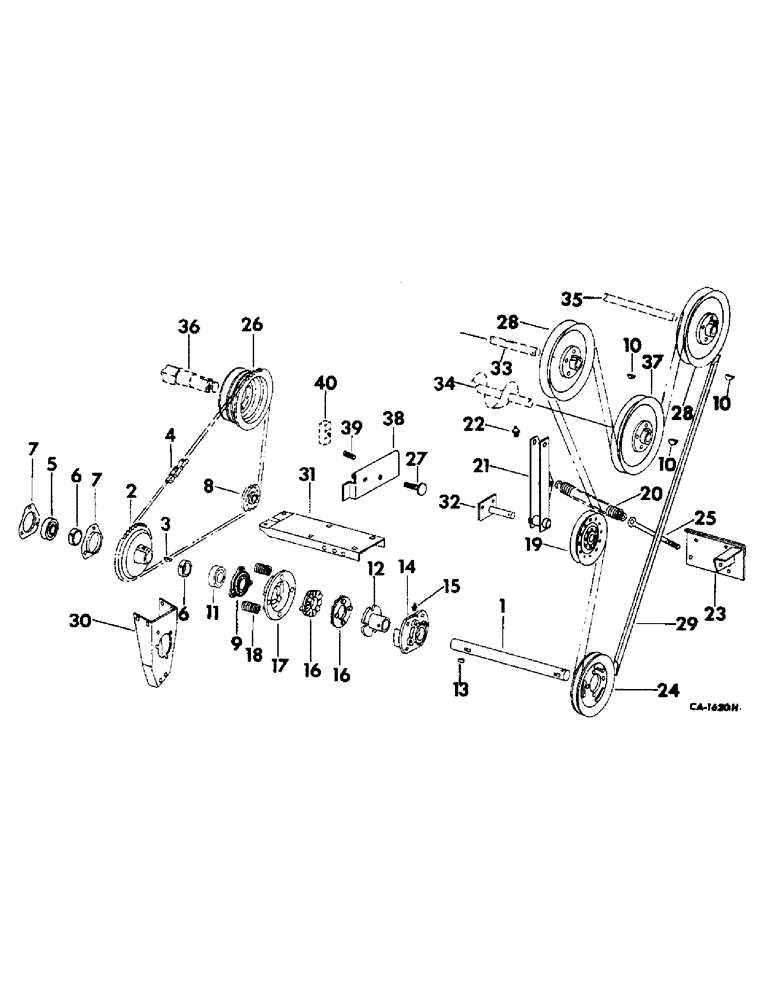 Схема запчастей Case IH 715 - (25-05) - ELEVATORS, ELEVATOR DRIVE Elevators