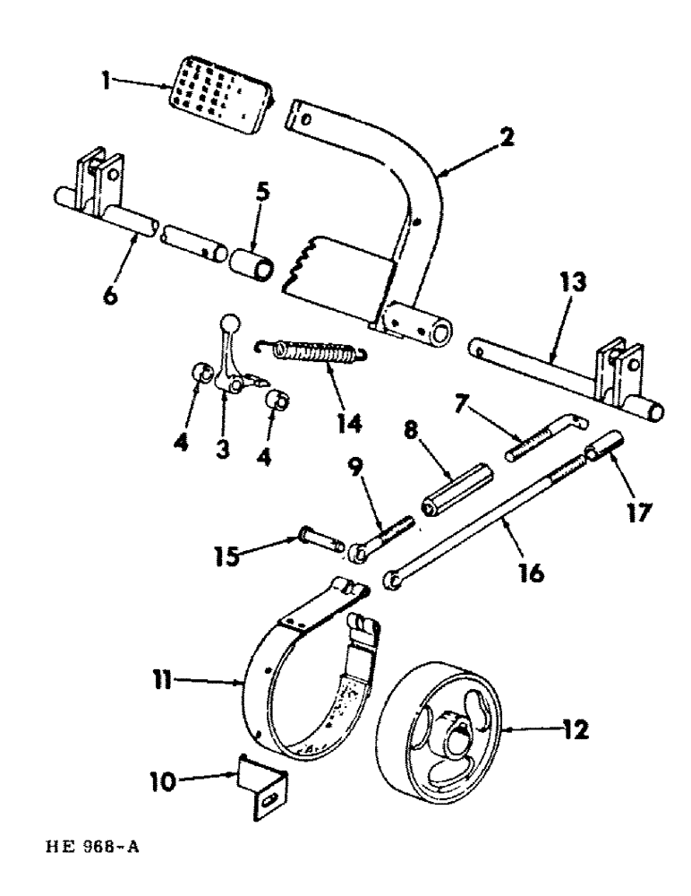 Схема запчастей Case IH 210 - (H-08) - CONTROLS, BRAKES AND CONTROLS Controls