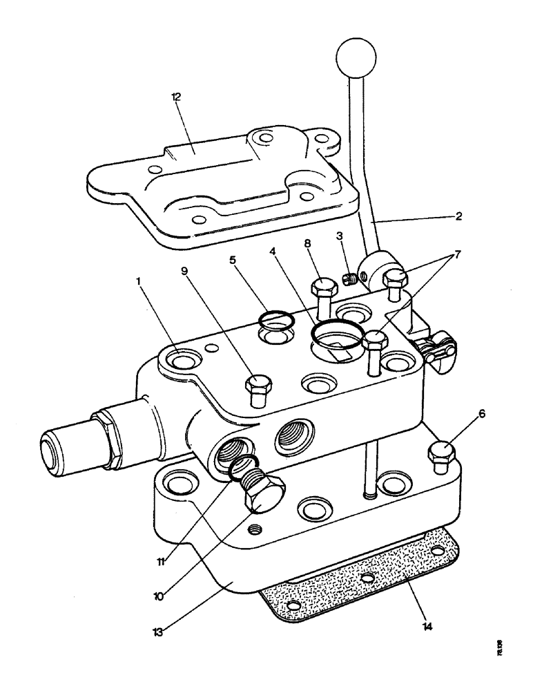 Схема запчастей Case IH 990 - (E40) - SELECTAMATIC HYDRAULIC SYSTEM, DOUBLE ACTING LIVE TAKE-OFF VALVE UNIT, SINGLE - ALL MODELS (07) - HYDRAULIC SYSTEM